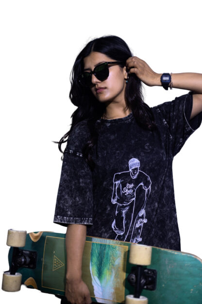 Acid Washed Oversized Tshirt - Image 4